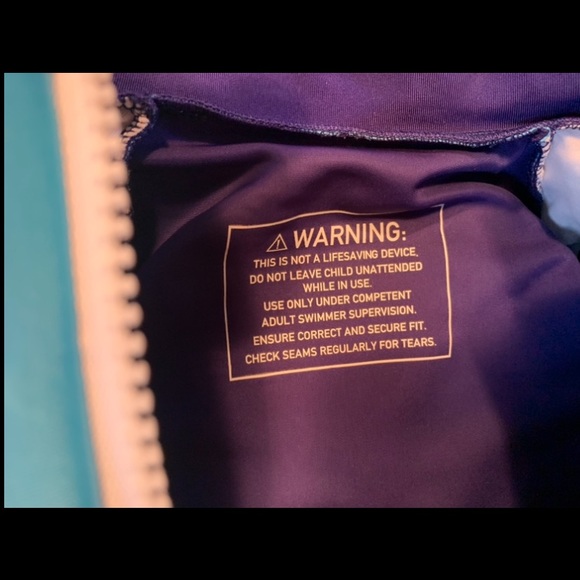 Speedo Aqua Hero Swim Aid Kids S/M 2-3 Years Old 25-35 Lbs - New Teal/Blue - Picture 6 of 6